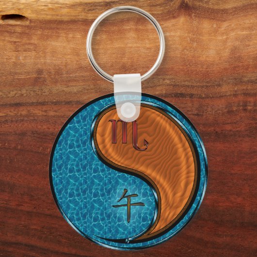 Porte-clés Scorpio & Bois Horse (Verso)