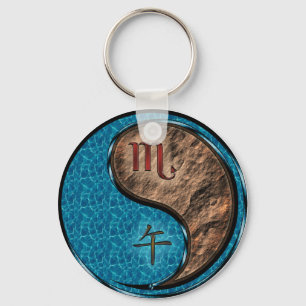 Porte-clés Scorpio & Earth Horse