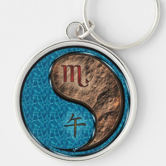 Porte-clés Scorpio & Earth Horse (Devant)