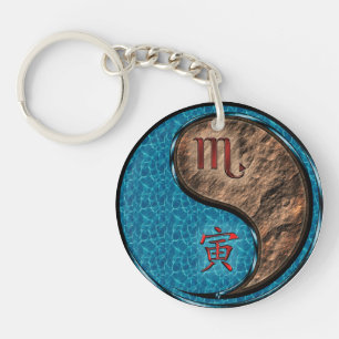 Porte-clés Scorpio & Earth Tiger