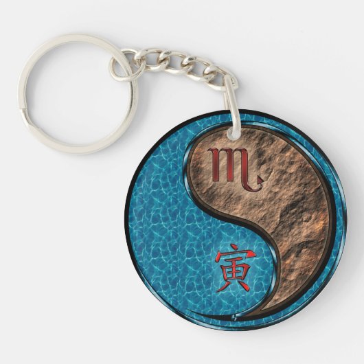 Porte-clés Scorpio & Earth Tiger (Devant)