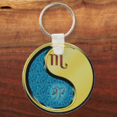 Porte-clés Scorpio et lapin métallique (Verso)