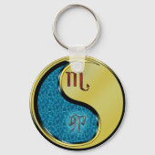 Porte-clés Scorpio et lapin métallique (Verso)