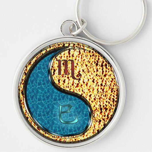 Porte-clés Scorpio et serpent de feu (Devant)