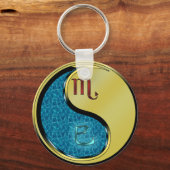 Porte-clés Scorpio et serpent métallique (Verso)