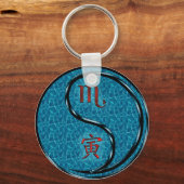 Porte-clés Scorpio et tigre d'eau (Recto)