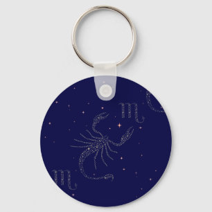 Porte-clés scorpio étoiles