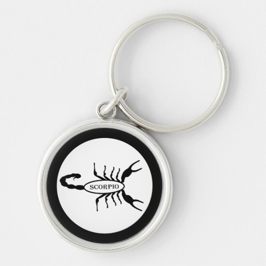 Porte-clés Scorpio noir Scorpion étoile (Devant)