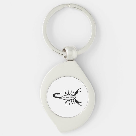 Porte-clés Scorpio noir Scorpion étoile (Devant)