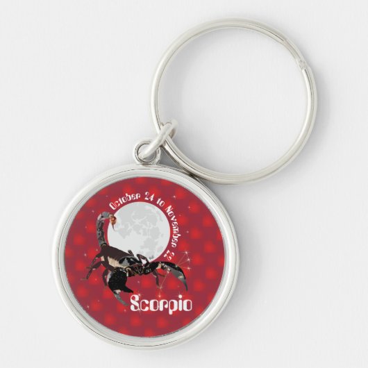 Porte-clés Scorpio October 24 à novembre 22 Keychain (Devant)