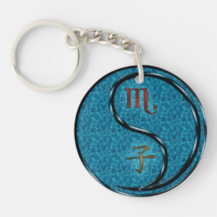 Porte-clés Scorpio & Rat d'eau