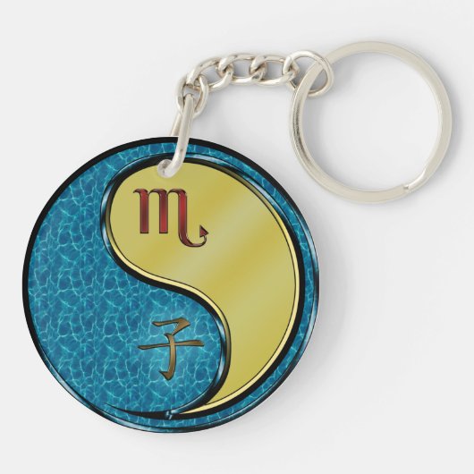 Porte-clés Scorpio & Rat Métal (Dos)