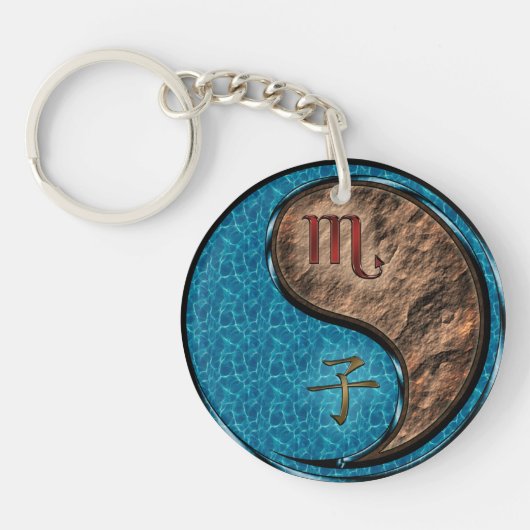 Porte-clés Scorpio & Rat Terre (Devant)
