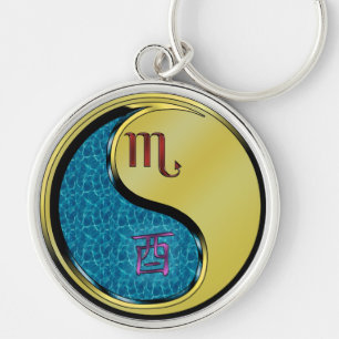 Porte-clés Scorpio & Rooster Metal