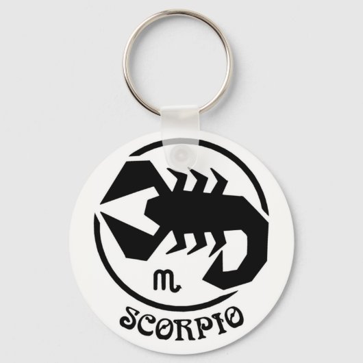 Porte-clés Scorpio, signe zodiaque (Recto)