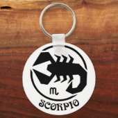 Porte-clés Scorpio, signe zodiaque (Recto)