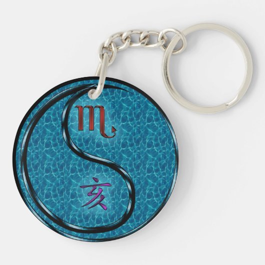 Porte-clés Scorpio & Water Boar (Dos)