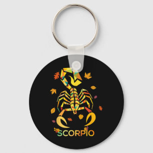 Porte-clés Scorpio Zodiac Fall Scorpion Anniversaire