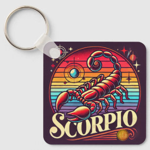 Porte-clés Scorpio Zodiac Porte - clé Design Vintage