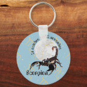 Porte-clés Scorpion 24 octobre 22 novembre Porte-Chiffres (Recto)