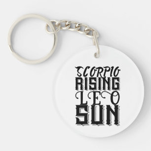 Porte-clés Scorpion Ascendant Lion Soleil Astrologie Horoscop