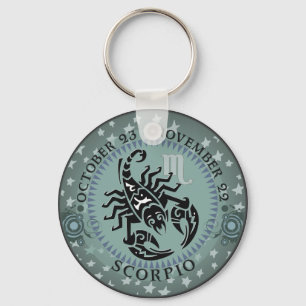 Porte-clés Scorpion de zodiaque