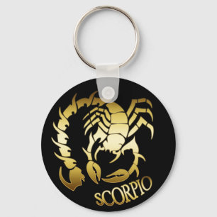 PORTE-CLÉS SCORPION D'OR