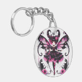 Porte-clés Scorpion rose Astrologie Signe du zodiaque Scorpio (Devant gauche)