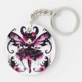 Porte-clés Scorpion rose Astrologie Signe du zodiaque Scorpio (Dos)