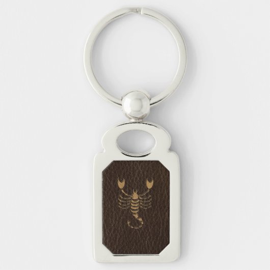 Porte-clés Scorpion simili cuir (Devant)