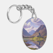 Porte-clés Scotland Scottish Highlands Castle Travel (Devant gauche)