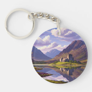 Porte-clés Scotland Scottish Highlands Castle Travel