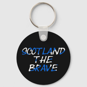 Porte-clés Scotland The Brave on Scottish Flag kccn
