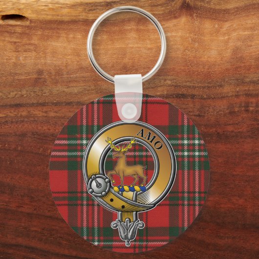 Porte-clés Scott Tartan & Badge (Recto)
