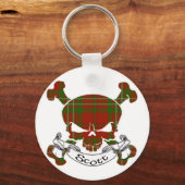 Porte-clés Scott Tartan Skull (Recto)