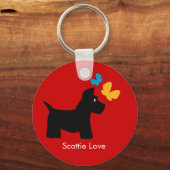 Porte-clés Scottie Dog Love (Recto)