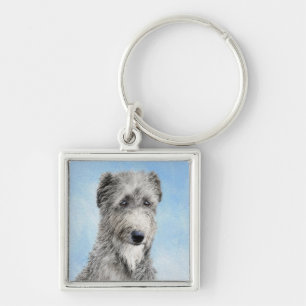 Porte-clés Scottish Deerhound Peinture - Cute Original Chien