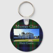 Porte-clés Scottish Murray Clan Tartan Blair Castle (Verso)