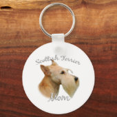 Porte-clés Scottish Terrier (blé) Maman 2 (Recto)