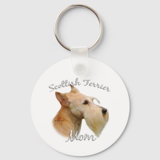 Porte-clés Scottish Terrier (blé) Maman 2 (Recto)