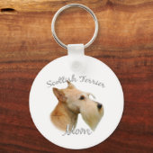 Porte-clés Scottish Terrier (blé) Maman 2 (Verso)