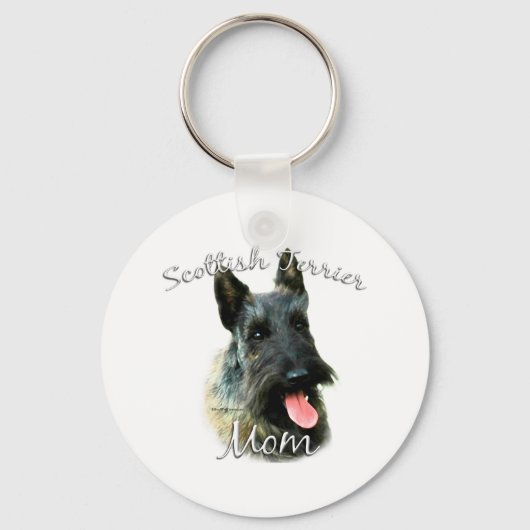 Porte-clés Scottish Terrier (brindle) Maman 2 (Recto)