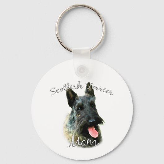 Porte-clés Scottish Terrier (brindle) Maman 2 (Recto)
