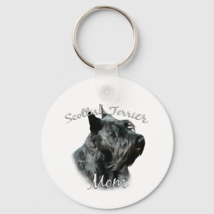 Porte-clés Scottish Terrier (noir) Maman 2