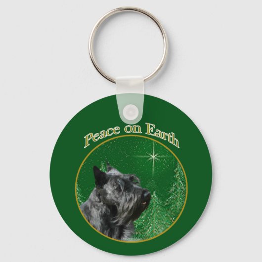 Porte-clés Scottish Terrier Peace (Verso)