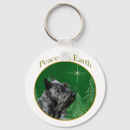 Porte-clés Scottish Terrier Peace (Recto)