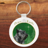 Porte-clés Scottish Terrier Peace (Recto)