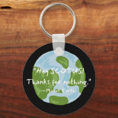 Porte-clés SCOTUS Merci Pour Rien Citer Earth (Recto)