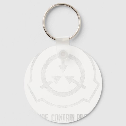 Porte-clés SCP : Secure. Contain Protect (Recto)