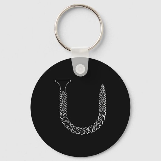 Porte-clés Screw Shaped U - Funny Tool Insul (Recto)